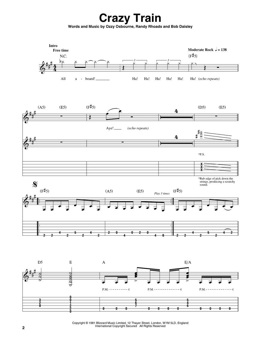 Hard Rock Guitar Play-Along