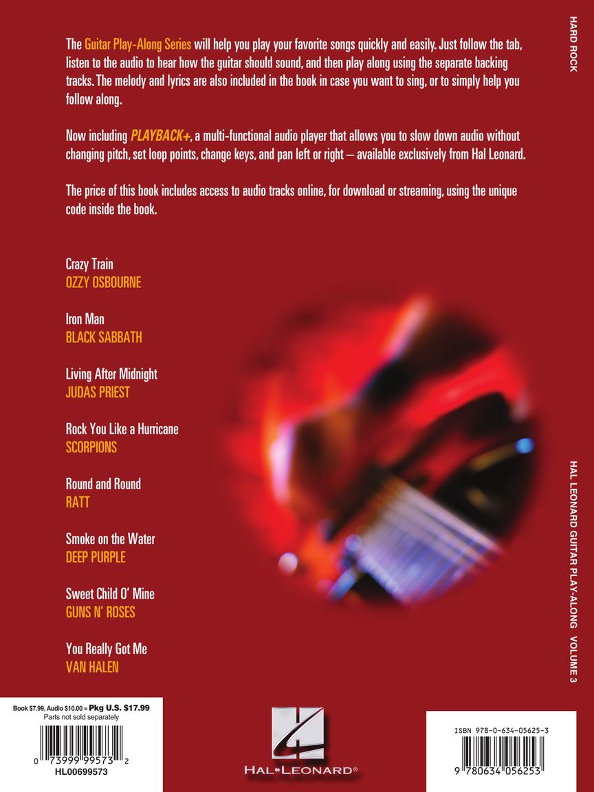 Hard Rock Guitar Play-Along