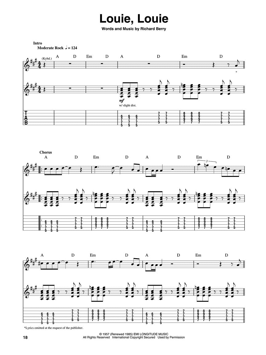 Early Rock Guitar Play-Along