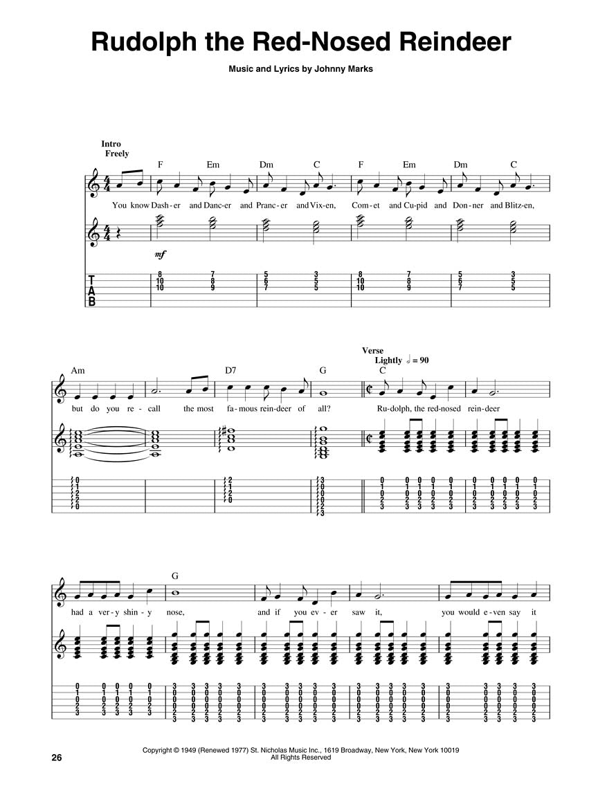 Christmas Guitar Play-Along