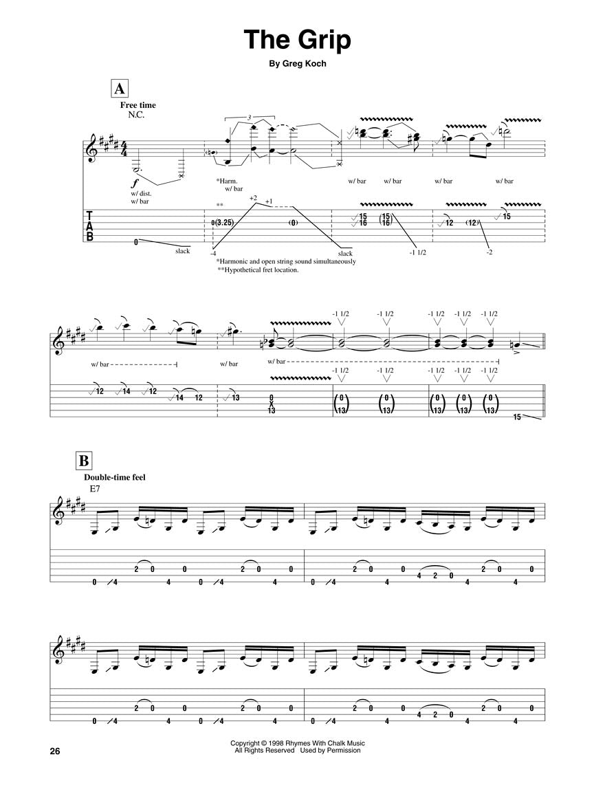 Greg Koch Guitar Play-Along