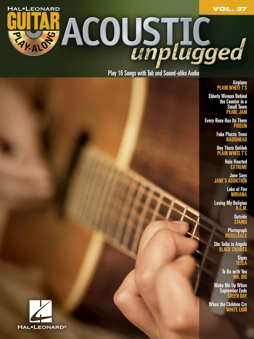 Acoustic Unplugged Guitar Play-Along