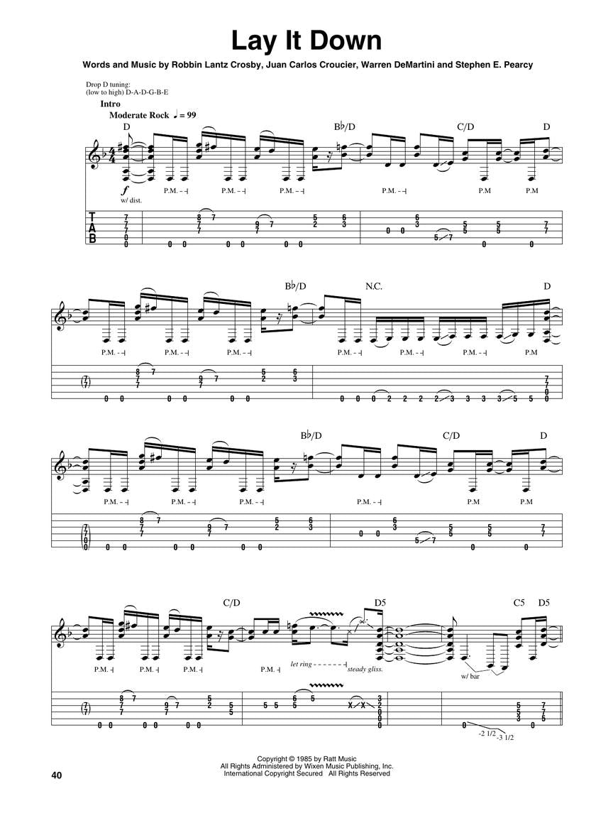 80's Metal Guitar Play-Along