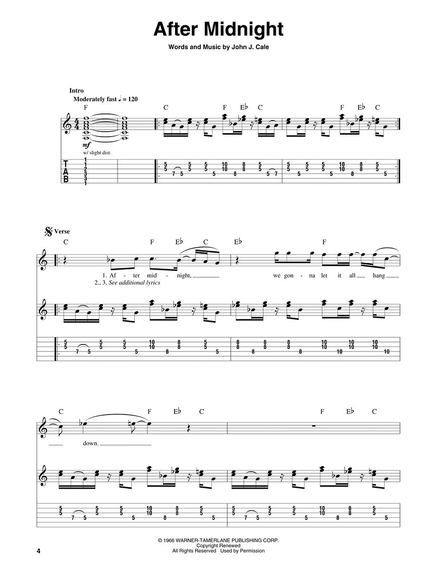 Eric Clapton - Guitar Play-Along