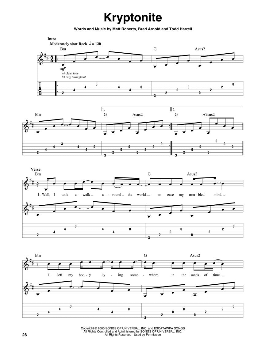 Mainstream Rock Guitar Play-Along