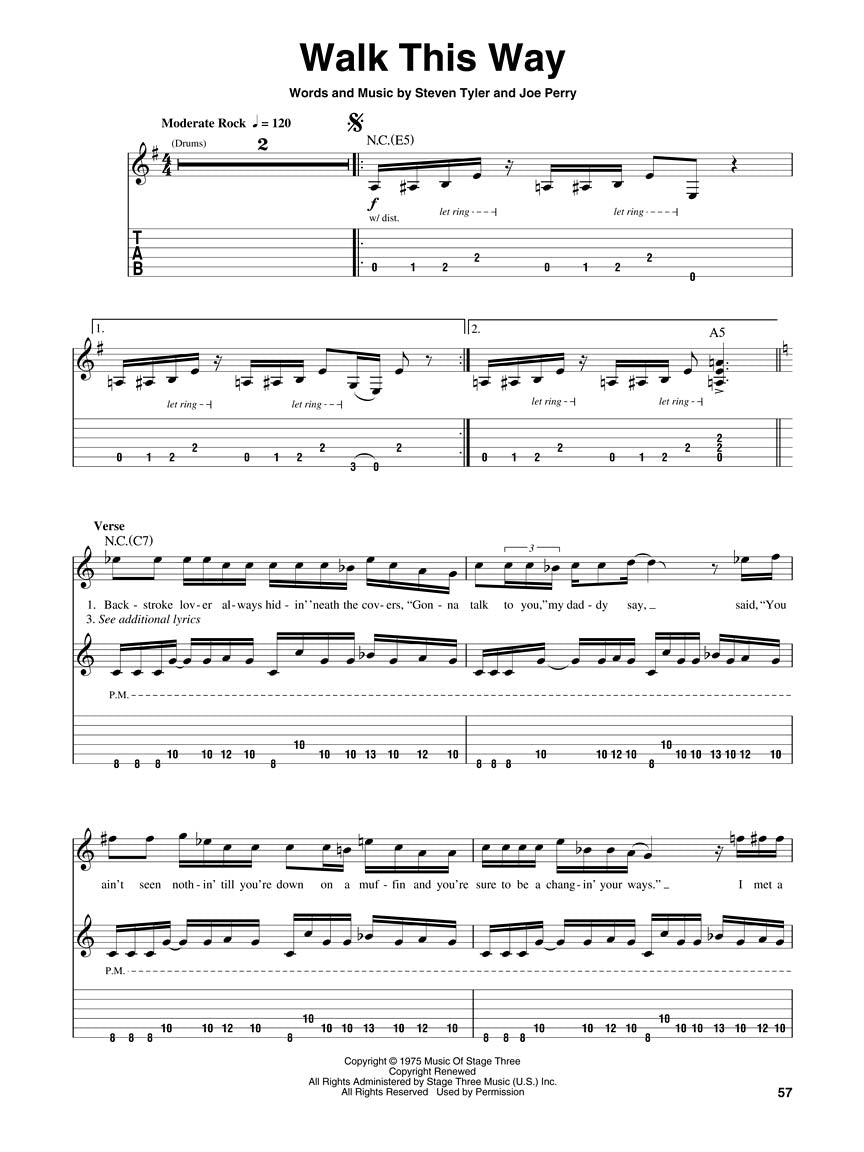 Aerosmith Classics Guitar Play-Along
