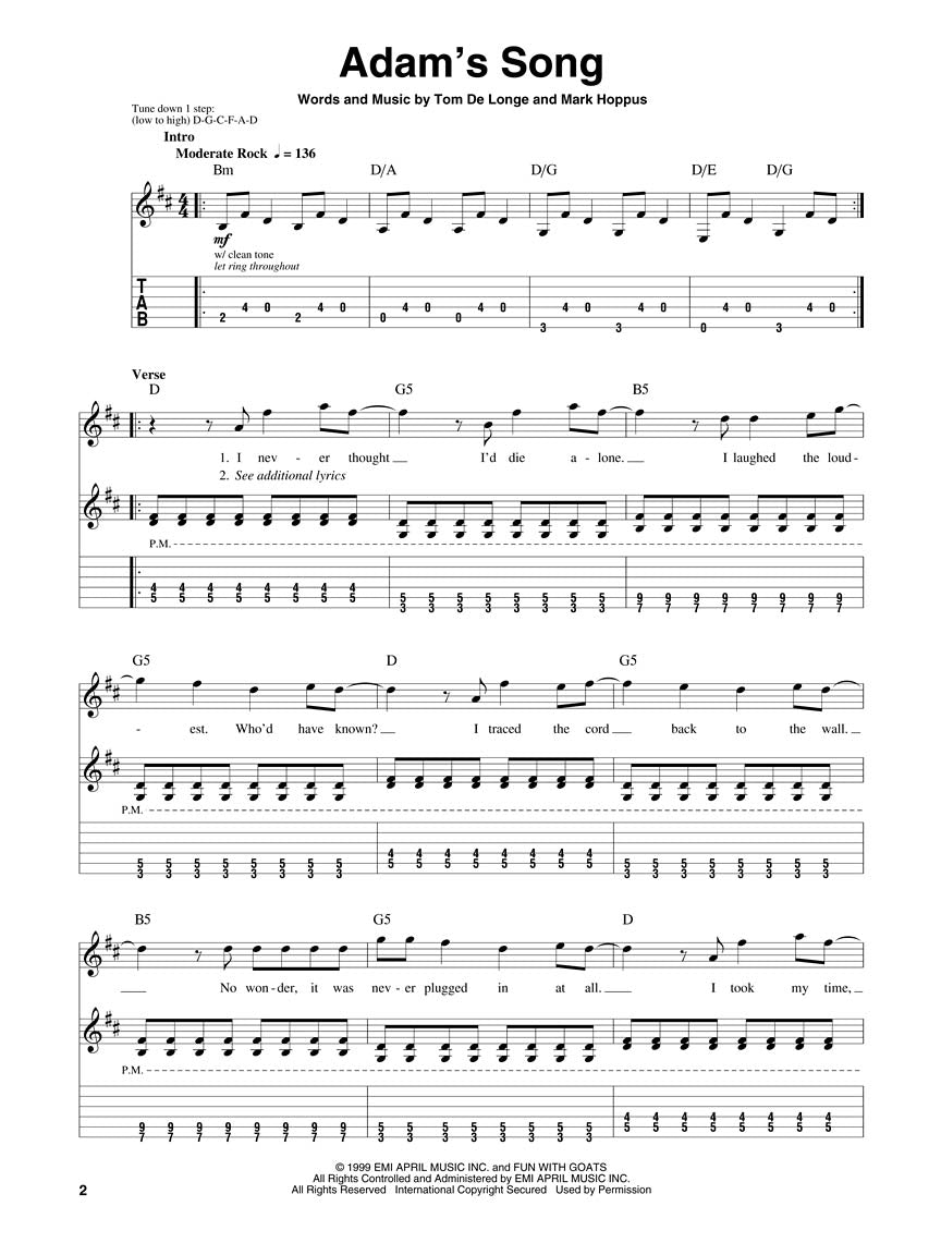 blink-182 Guitar Play-Along