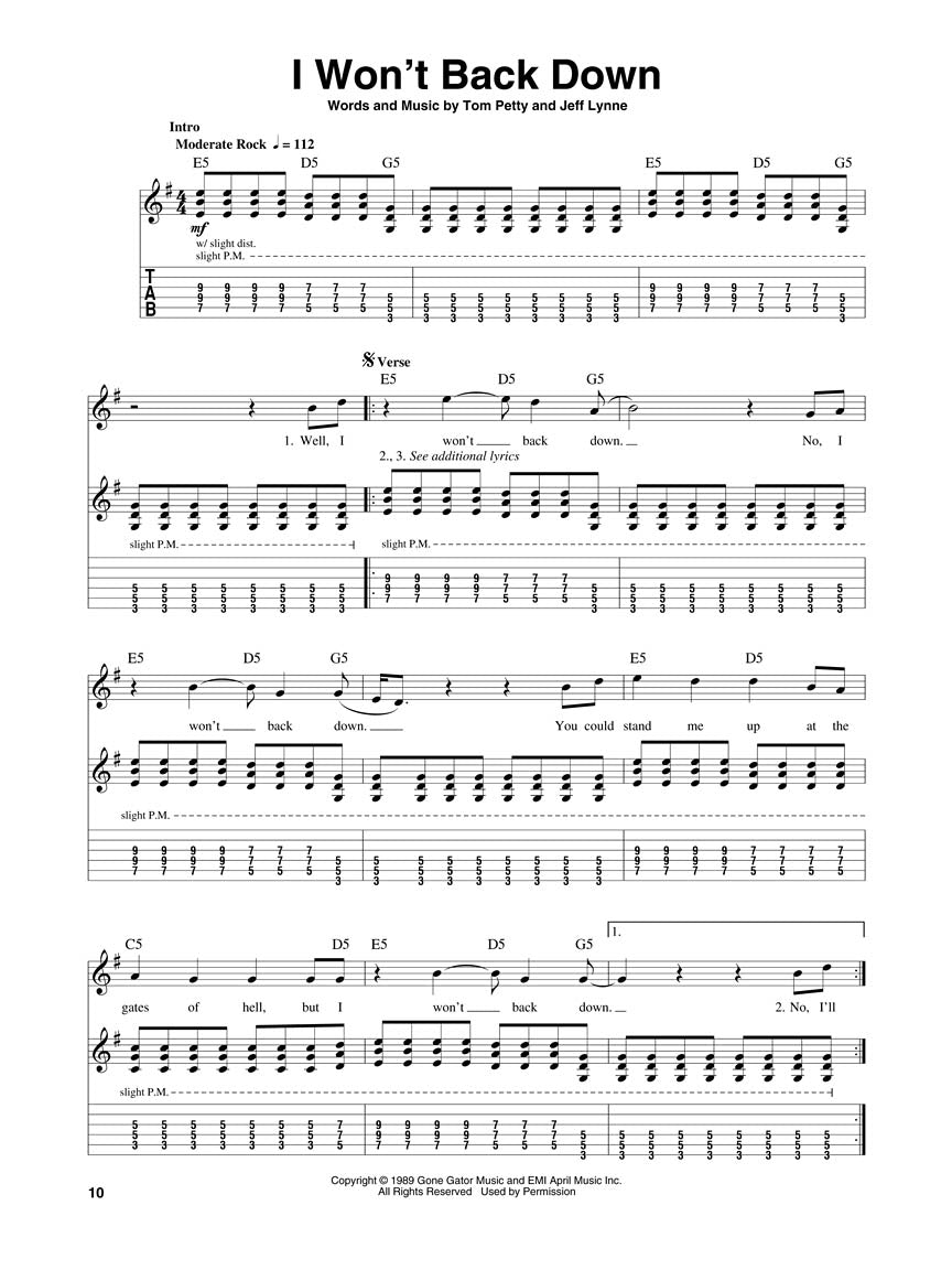 Tom Petty Guitar Play-Along