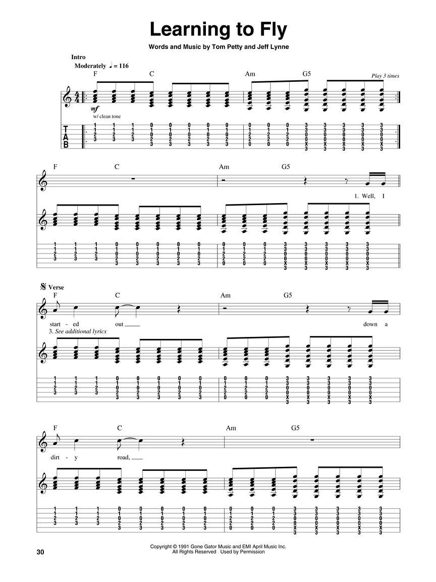 Tom Petty Guitar Play-Along