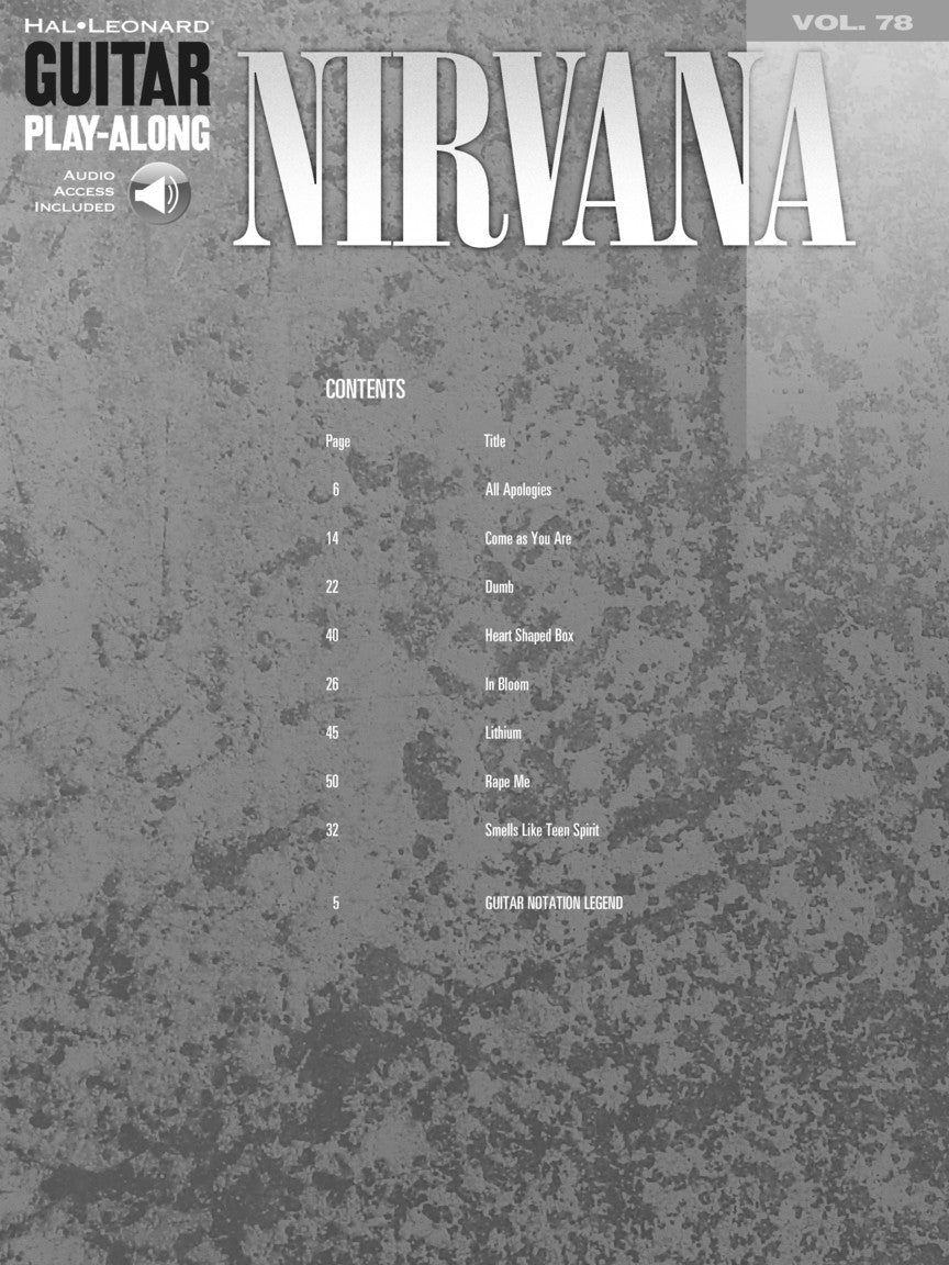 Nirvana Guitar Play-Along