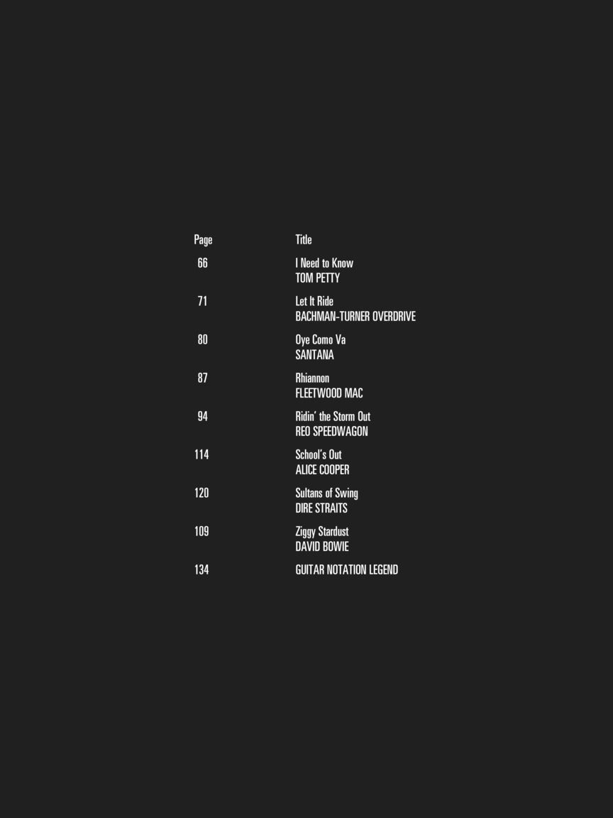 Rock Anthology Guitar Play-Along