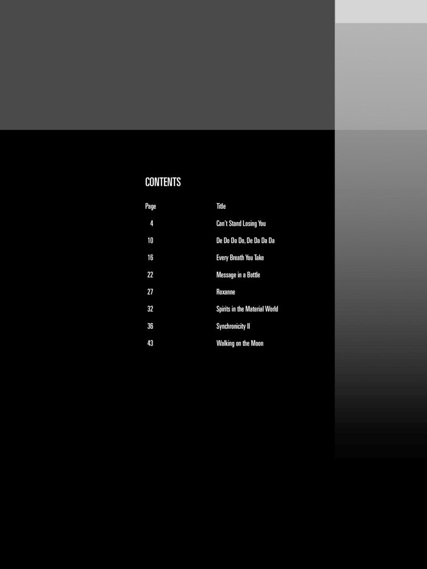 The Police Guitar Play-Along