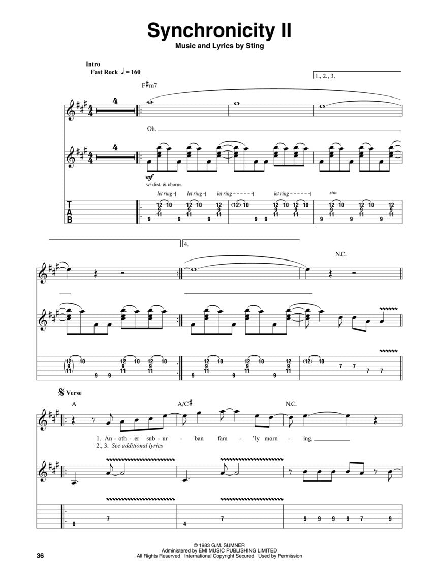 The Police Guitar Play-Along