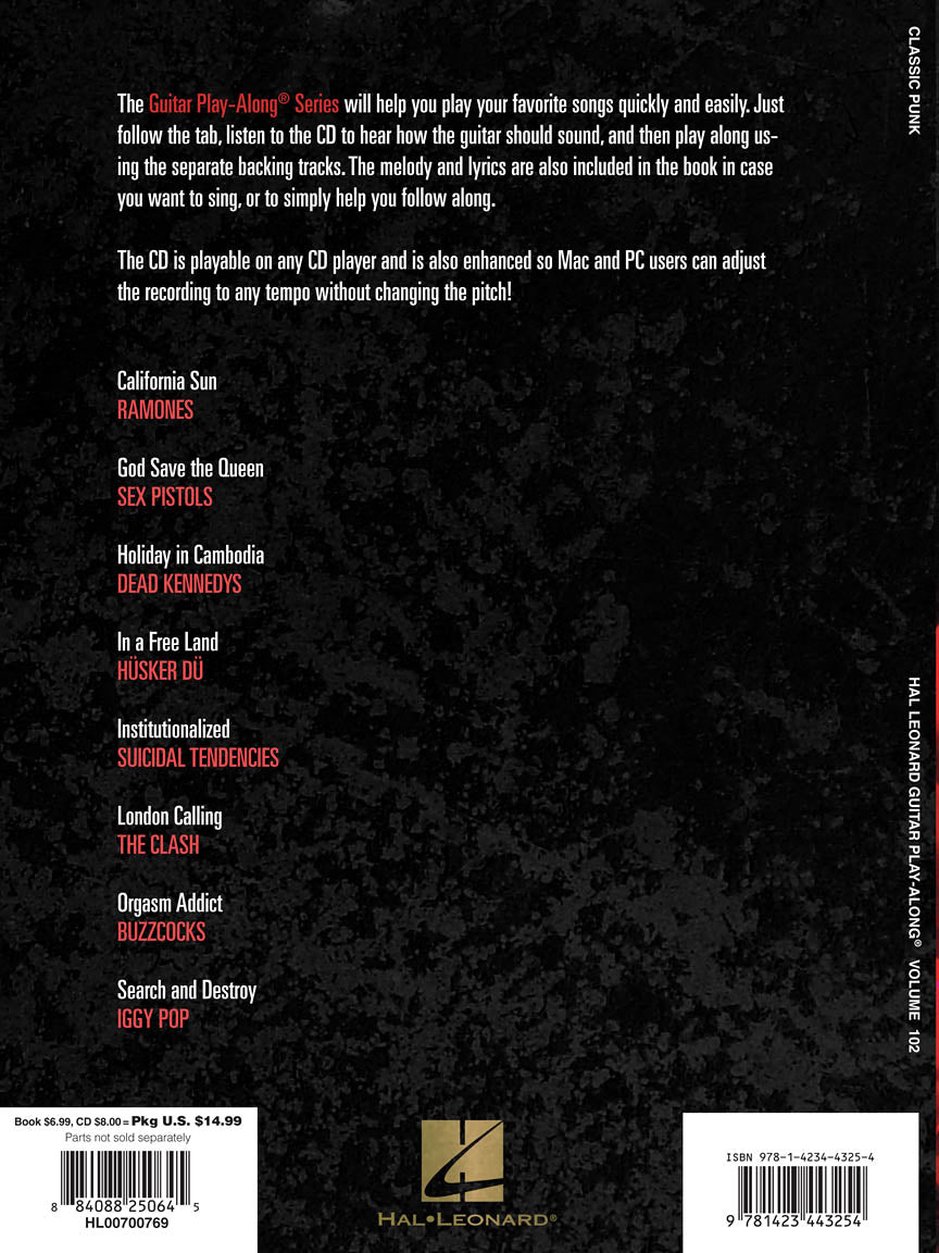 Classic Punk Guitar Play-Along