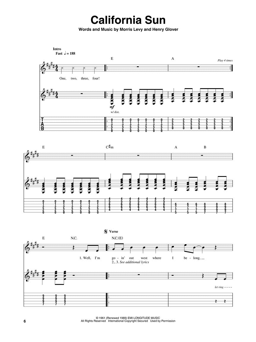 Classic Punk Guitar Play-Along