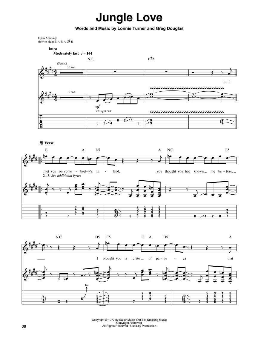 Steve Miller Guitar Play-Along