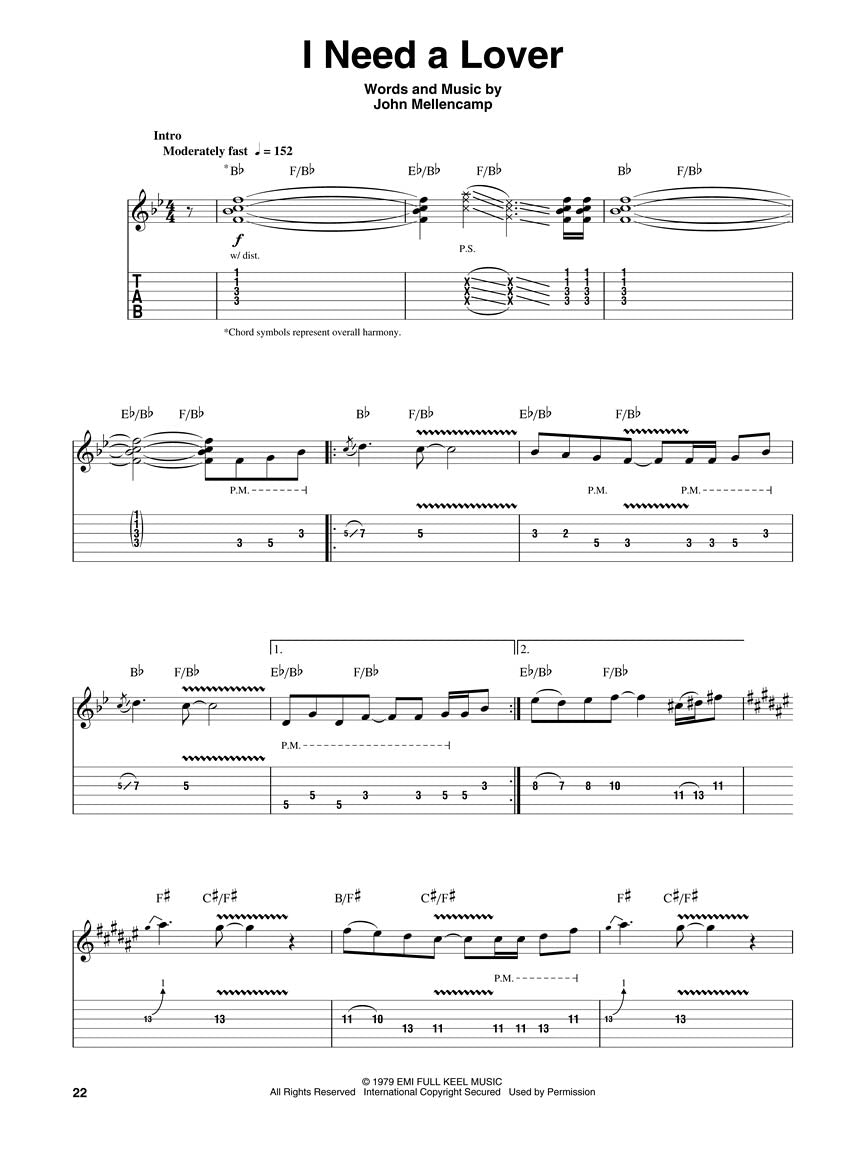 John Mellencamp Guitar Play-Along