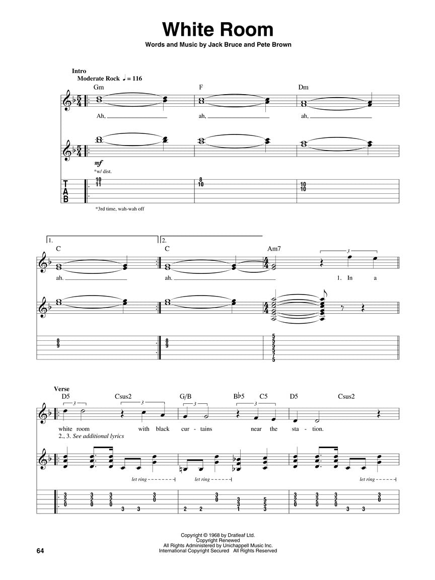 Cream Guitar Play-Along