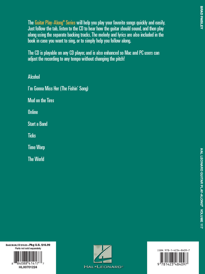 Brad Paisley Guitar Play-Along