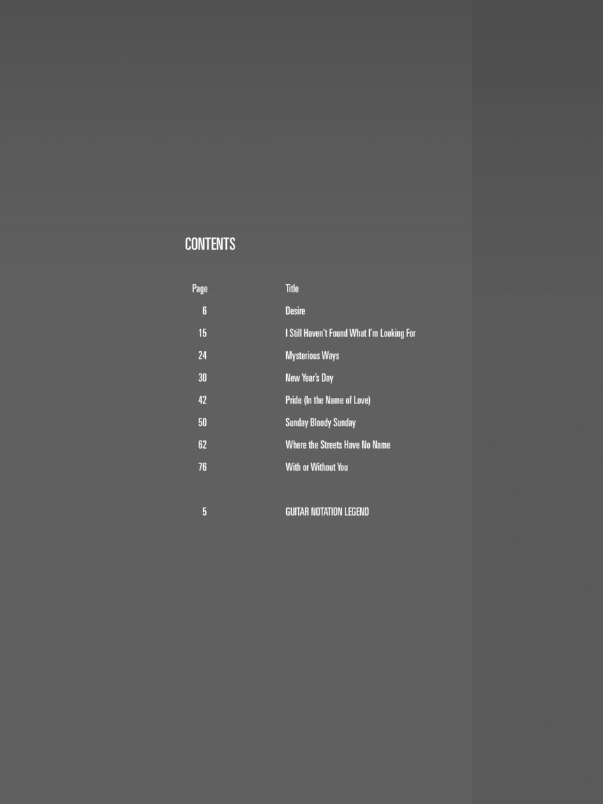 U2 Guitar Play-Along