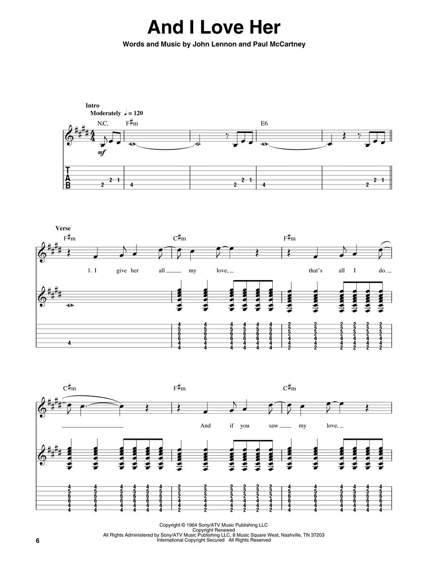 Lennon & McCartney Acoustic Guitar Play-Along