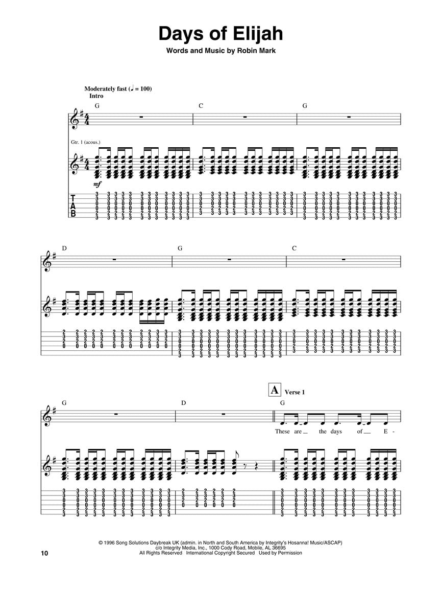Modern Worship Guitar Play-Along