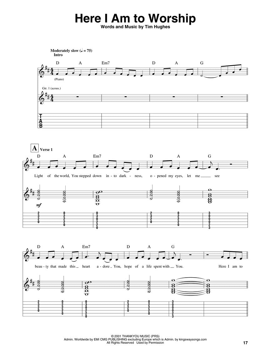 Modern Worship Guitar Play-Along