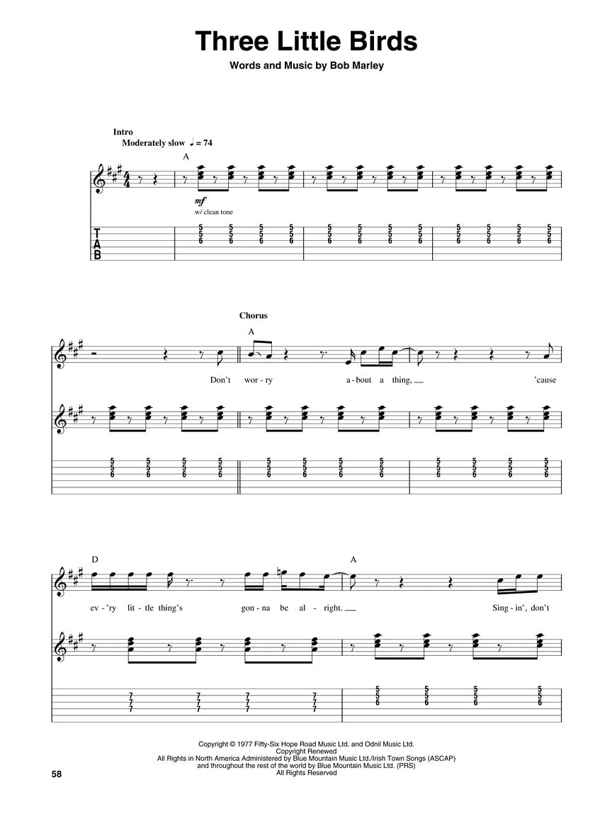 Bob Marley Guitar Play-Along