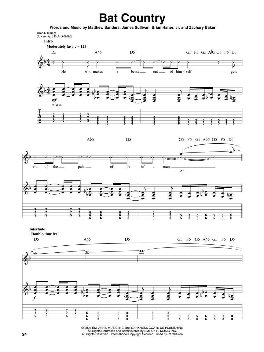 Avenged Sevenfold Guitar Play-Along