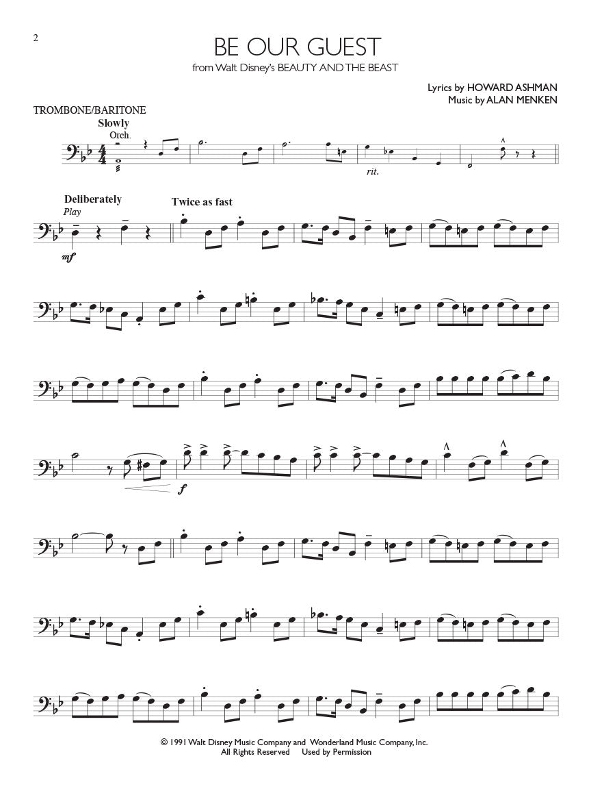 Disney Solos for Trombone / Baritone