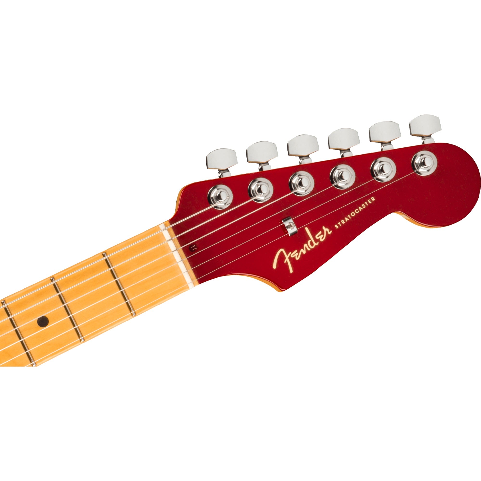 Fender American Ultra Luxe Stratocaster, Plasma Red Burst