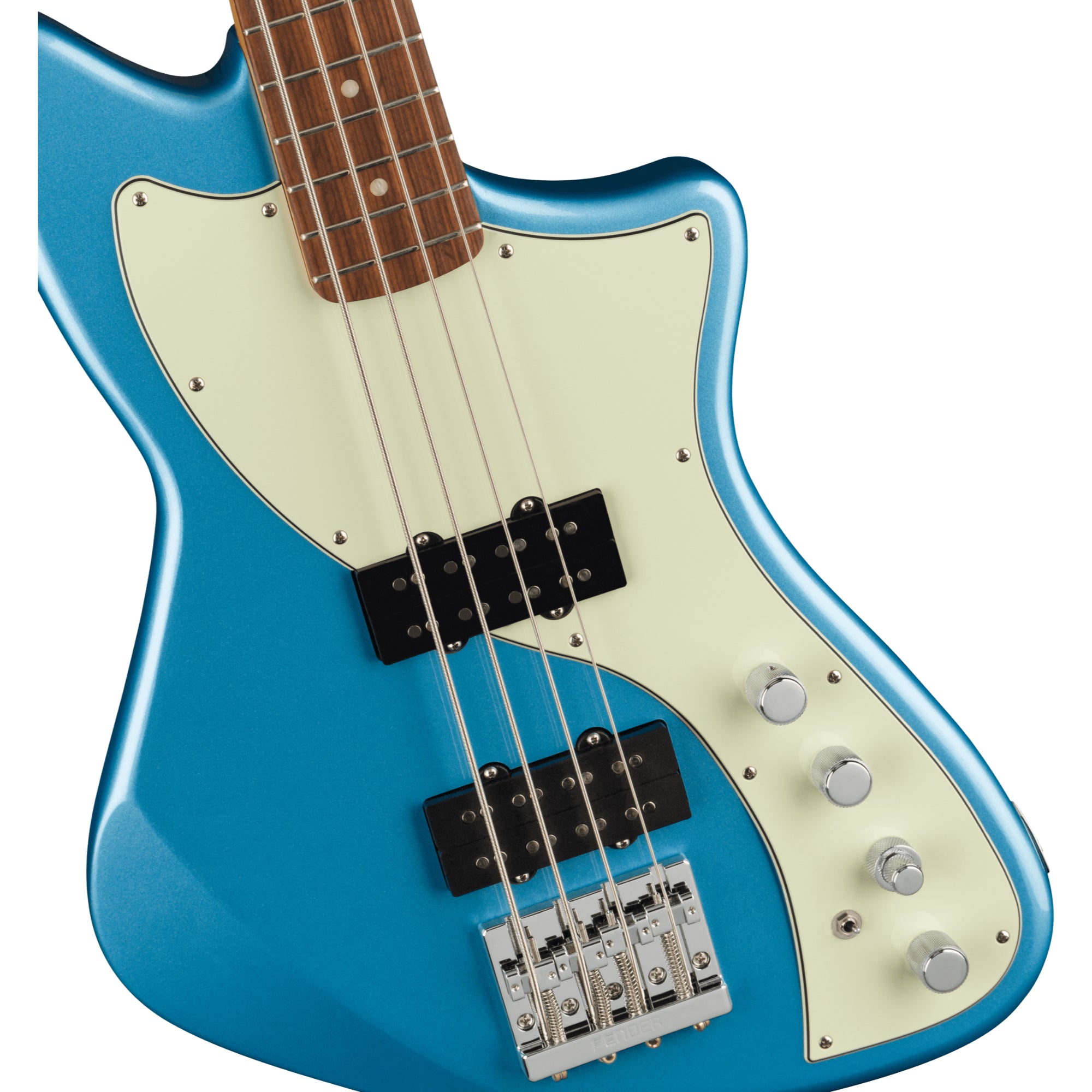 Fender Player Plus Meteora Active Bass, Opal Spark incl Deluxe Gig Bag