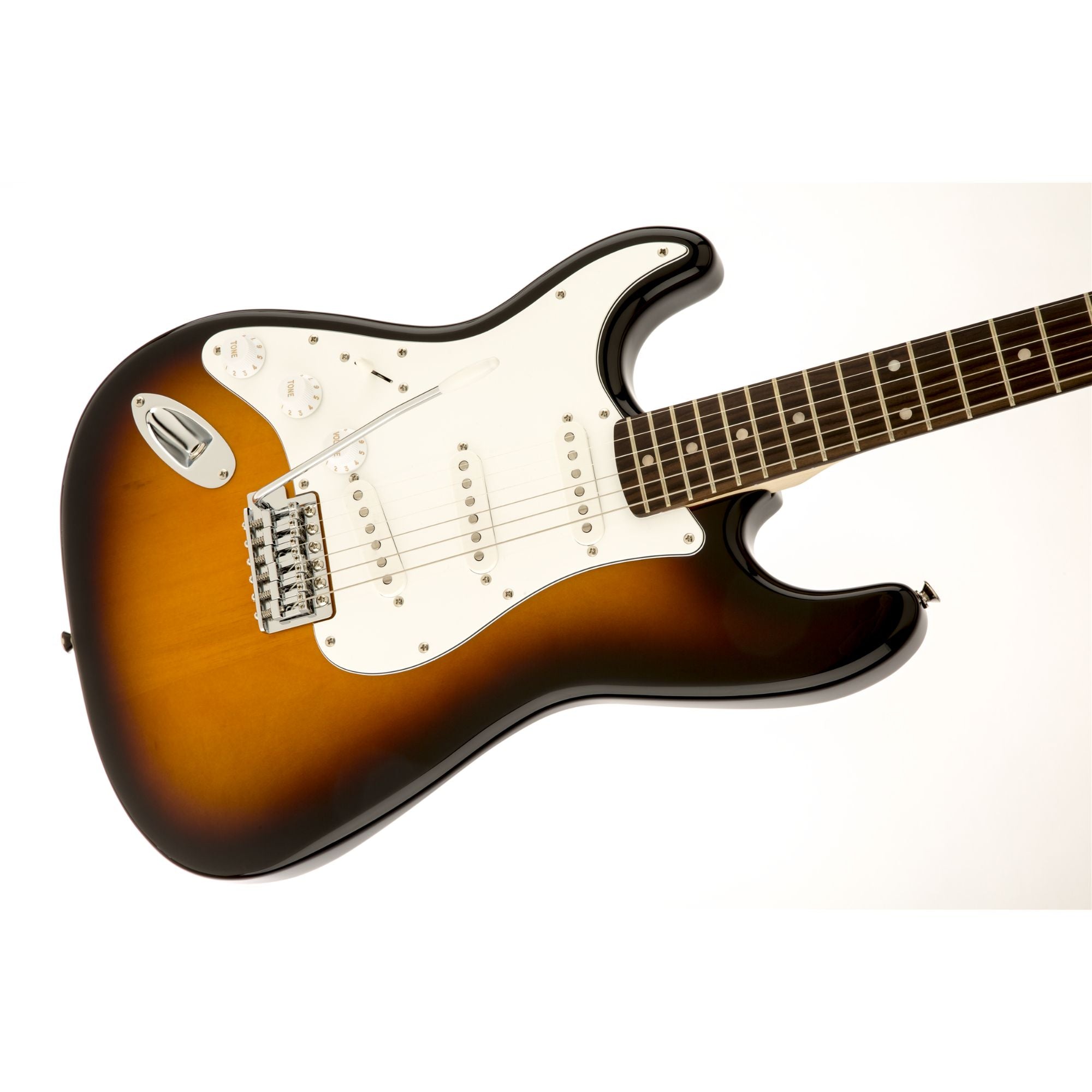 Squier Affinity Series Stratocaster, Left-Handed, Brown Sunburst