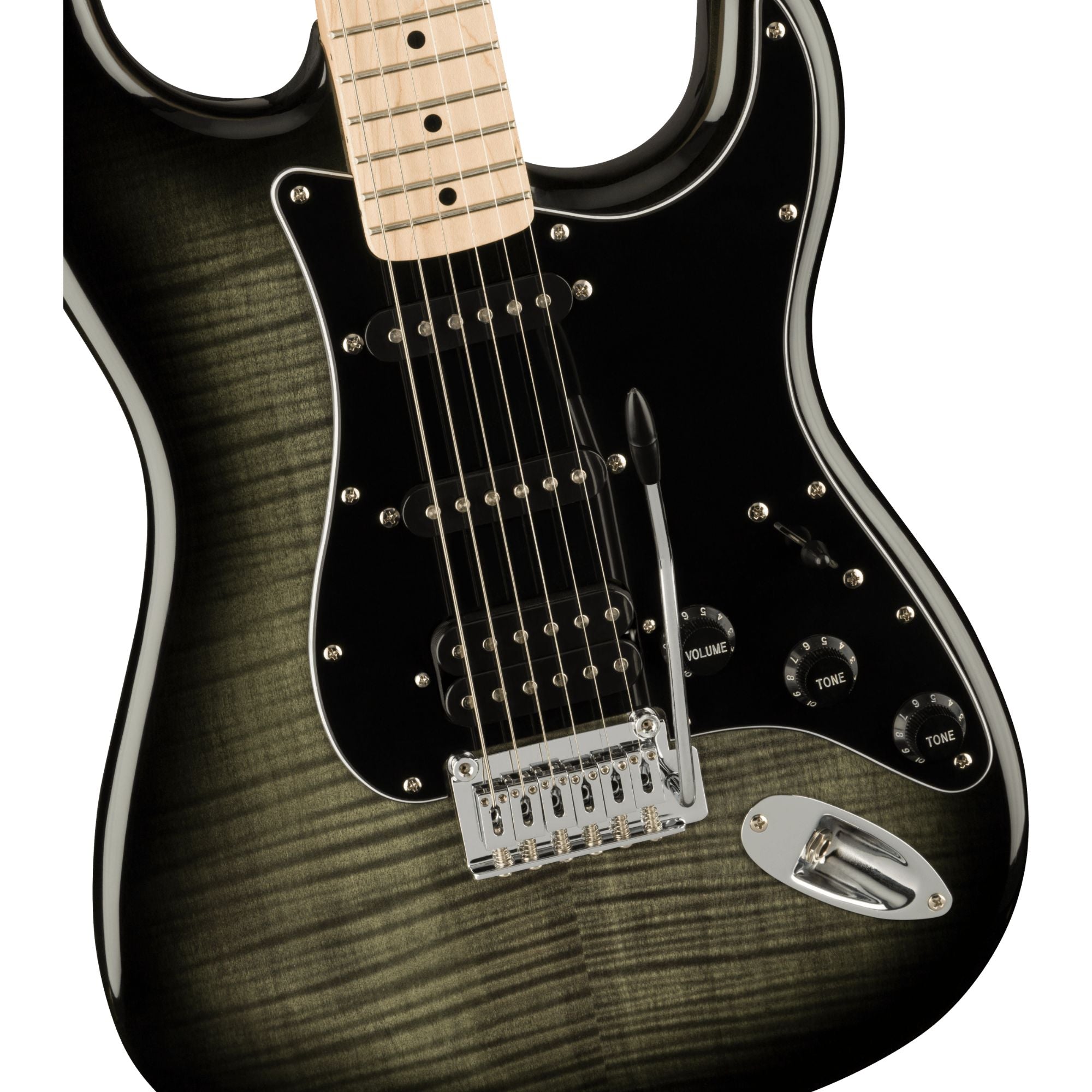 Squier Affinity Series Stratocaster FMT HSS, Black Burst