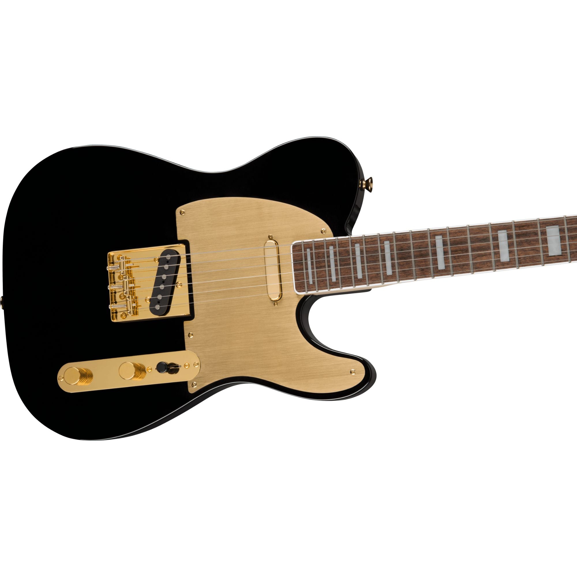 Squier 40th Anniversary Telecaster, Gold Edition, Black