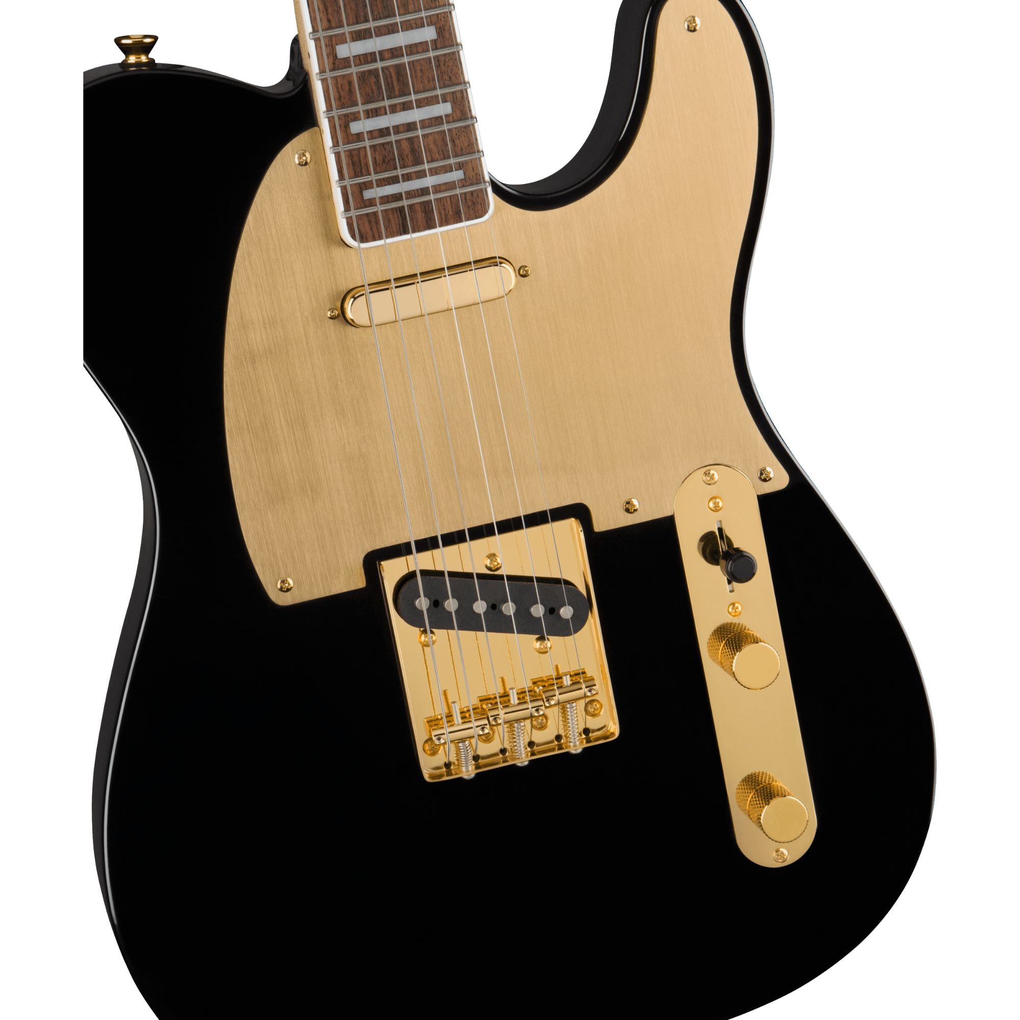 Squier 40th Anniversary Telecaster, Gold Edition, Black