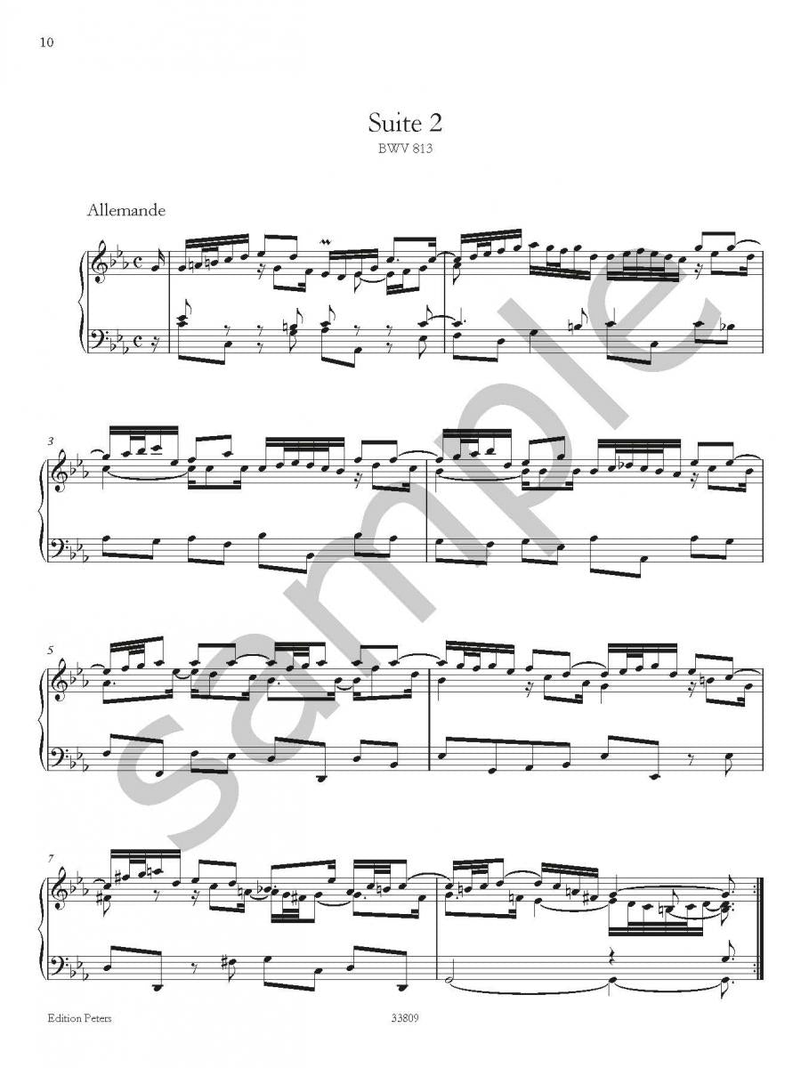 Bach: French Suites BWV 812, 817 & French Overture BWV 831 for Piano