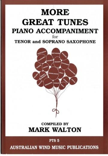More Great Tunes - Piano Acc. for Tenor & Soprano Sax