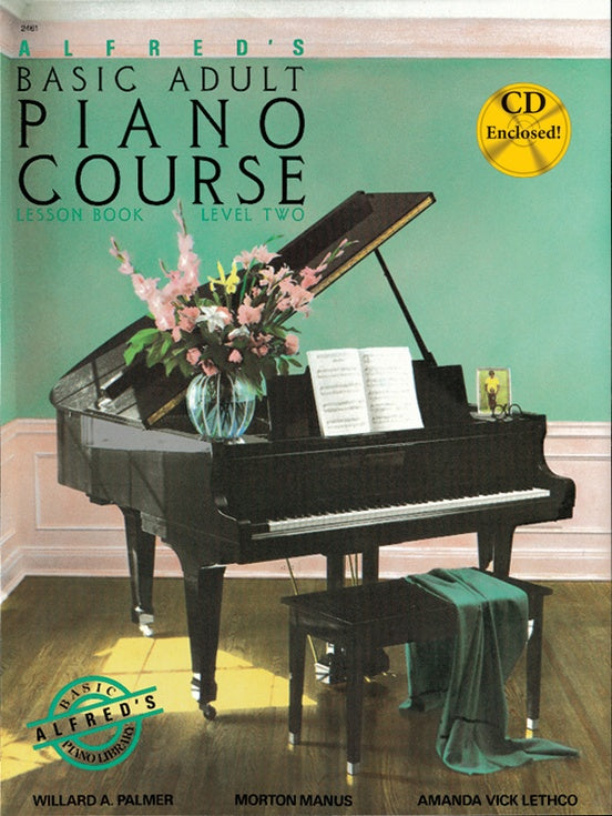 Alfred's Basic Adult Piano Course: Lesson Book 2 Bk-CD