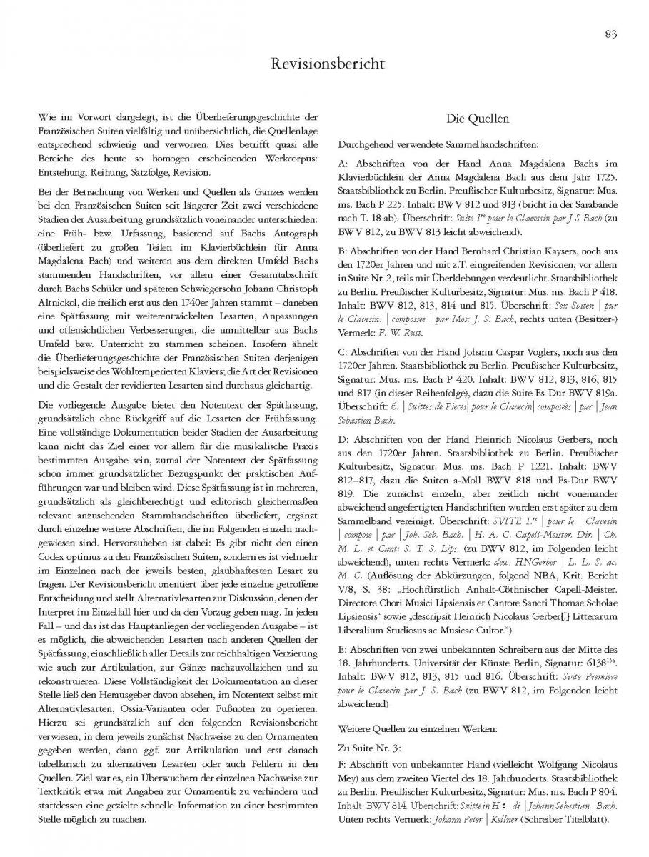 Bach: French Suites BWV 812, 817 & French Overture BWV 831 for Piano