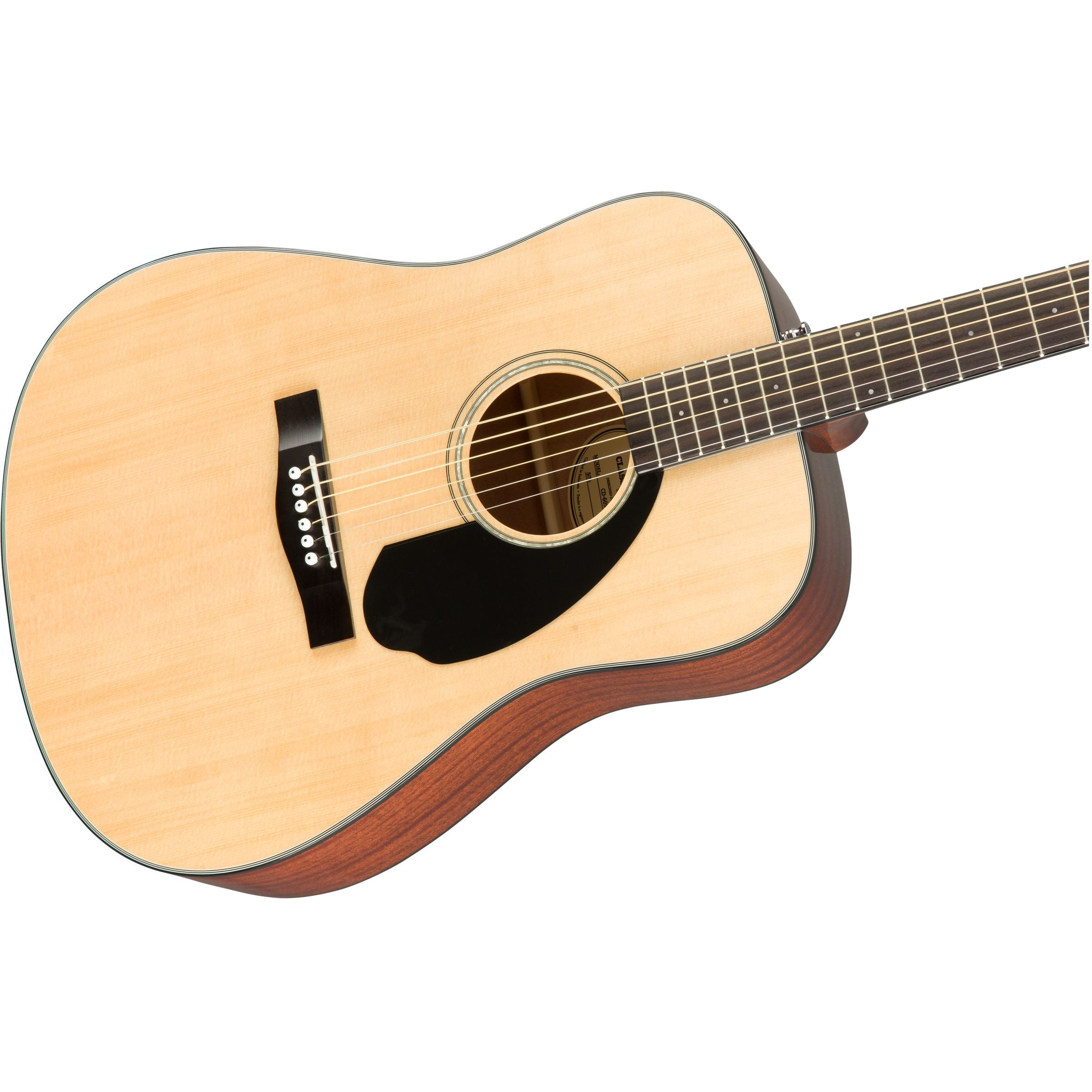 Fender CD-60S Dreadnought Acoustic Guitar, Natural