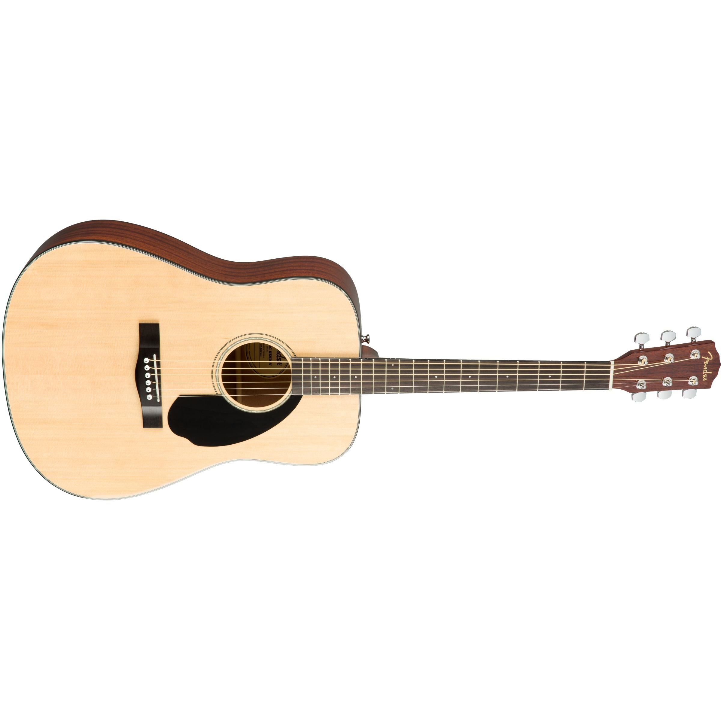Fender CD-60S Dreadnought Acoustic Guitar, Natural
