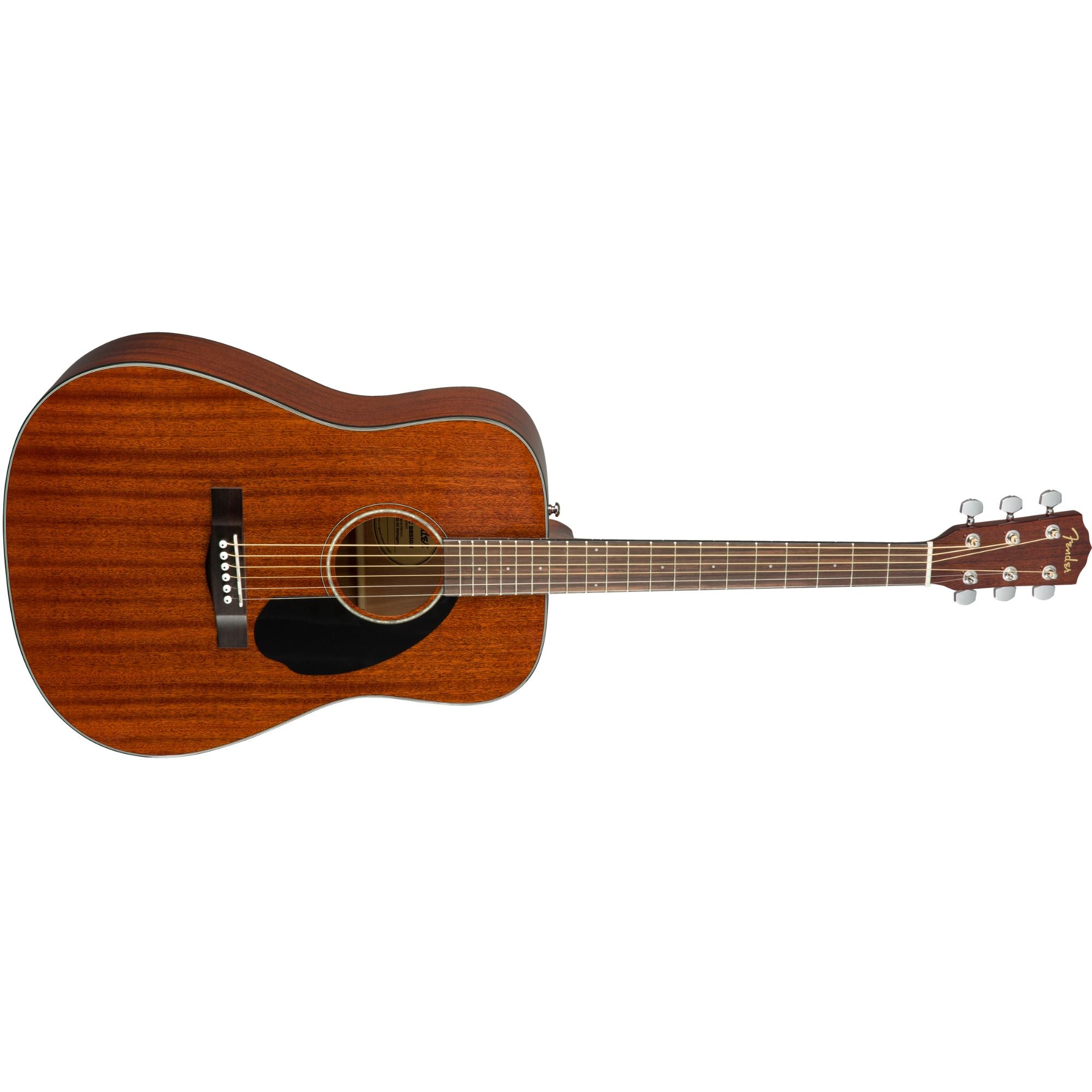 Fender CD-60S Dreadnought Acoustic Guitar, All-Mahogany