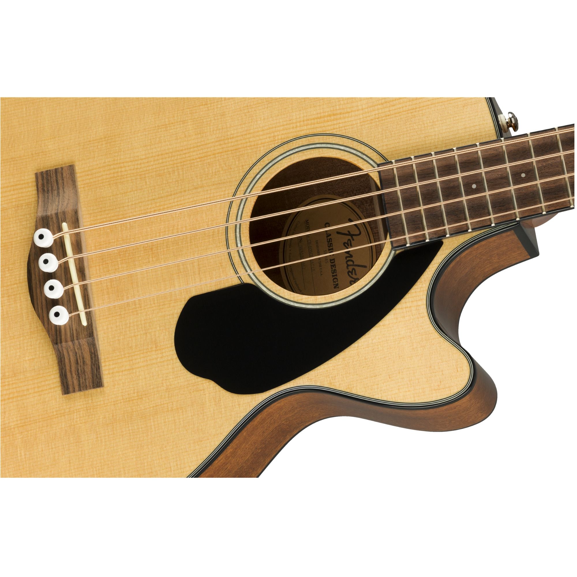 Fender CB-60SCE Acoustic-Electric Bass, Natural