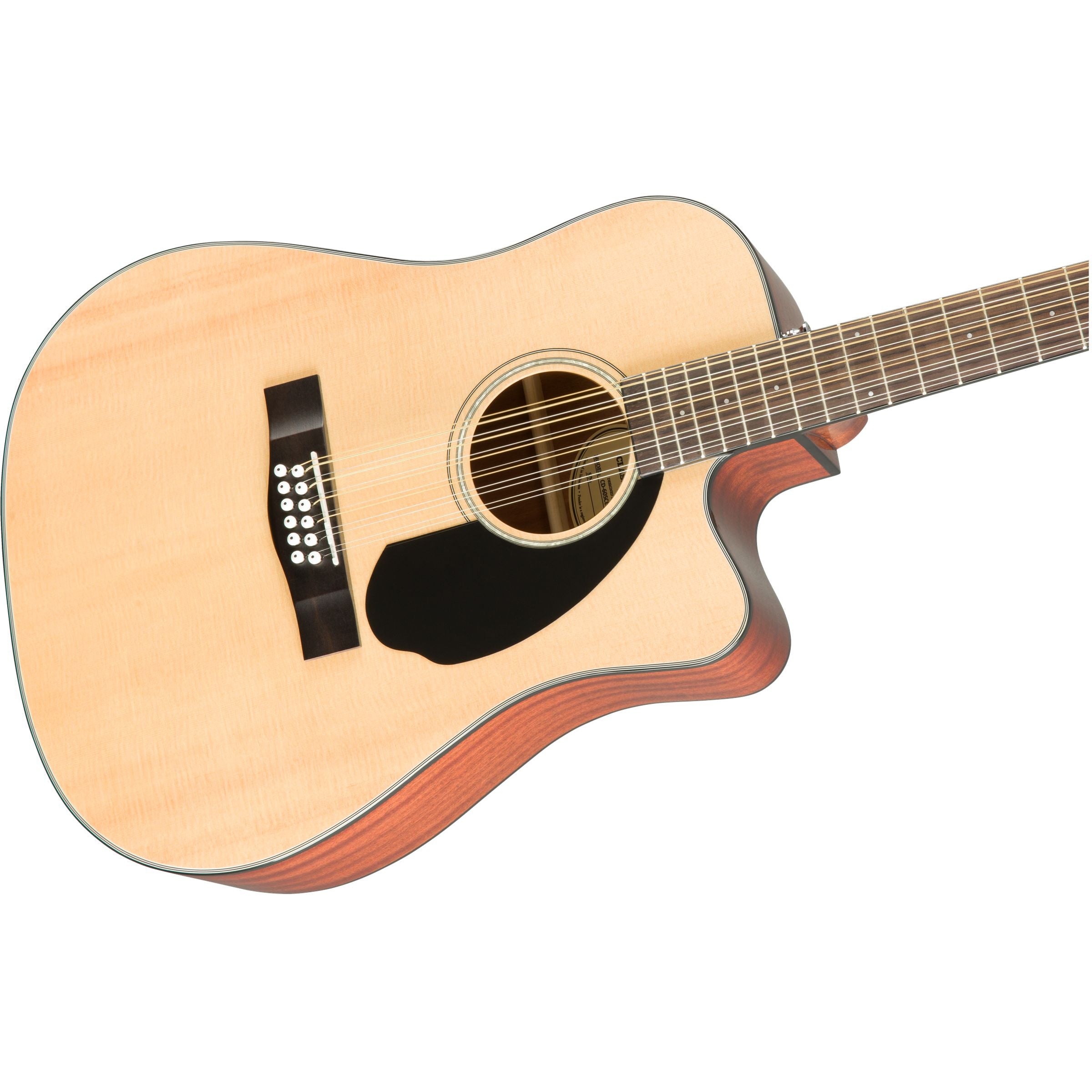 Fender CD-60SCE Dreadnought 12-String Acoustic, Natural