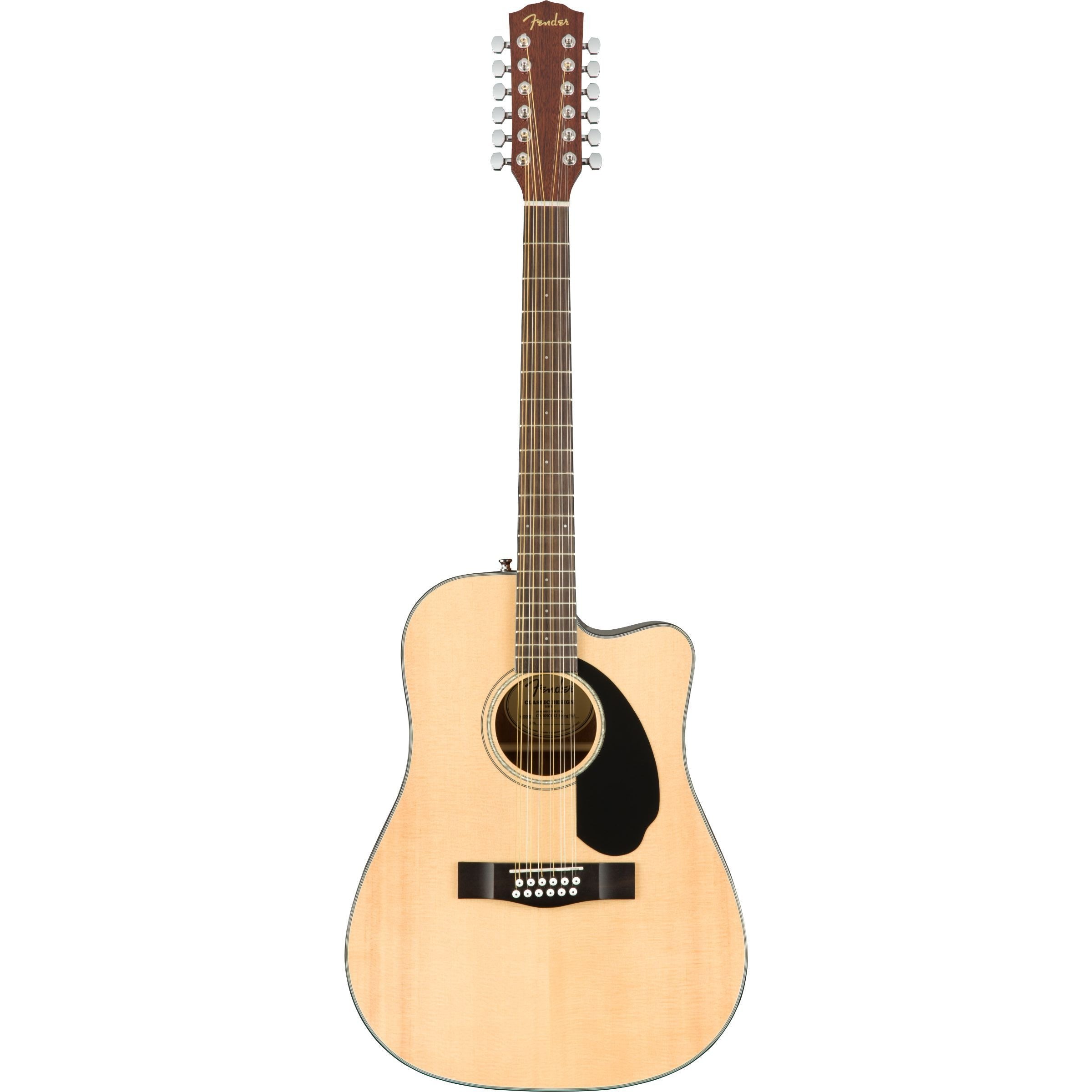 Fender CD-60SCE Dreadnought 12-String Acoustic, Natural