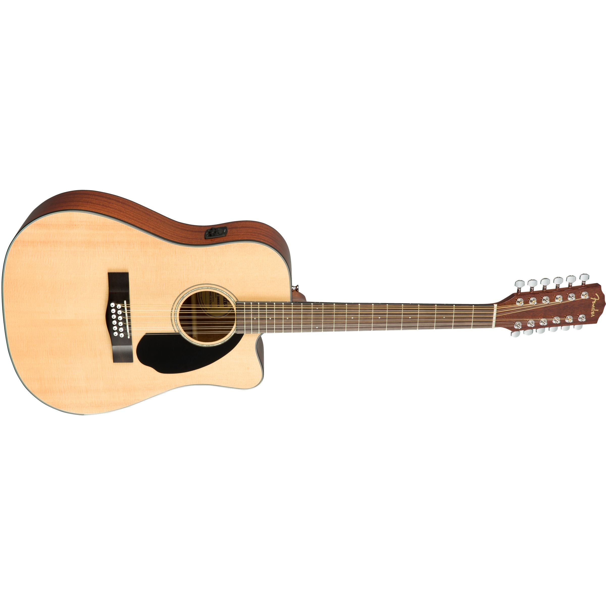 Fender CD-60SCE Dreadnought 12-String Acoustic, Natural