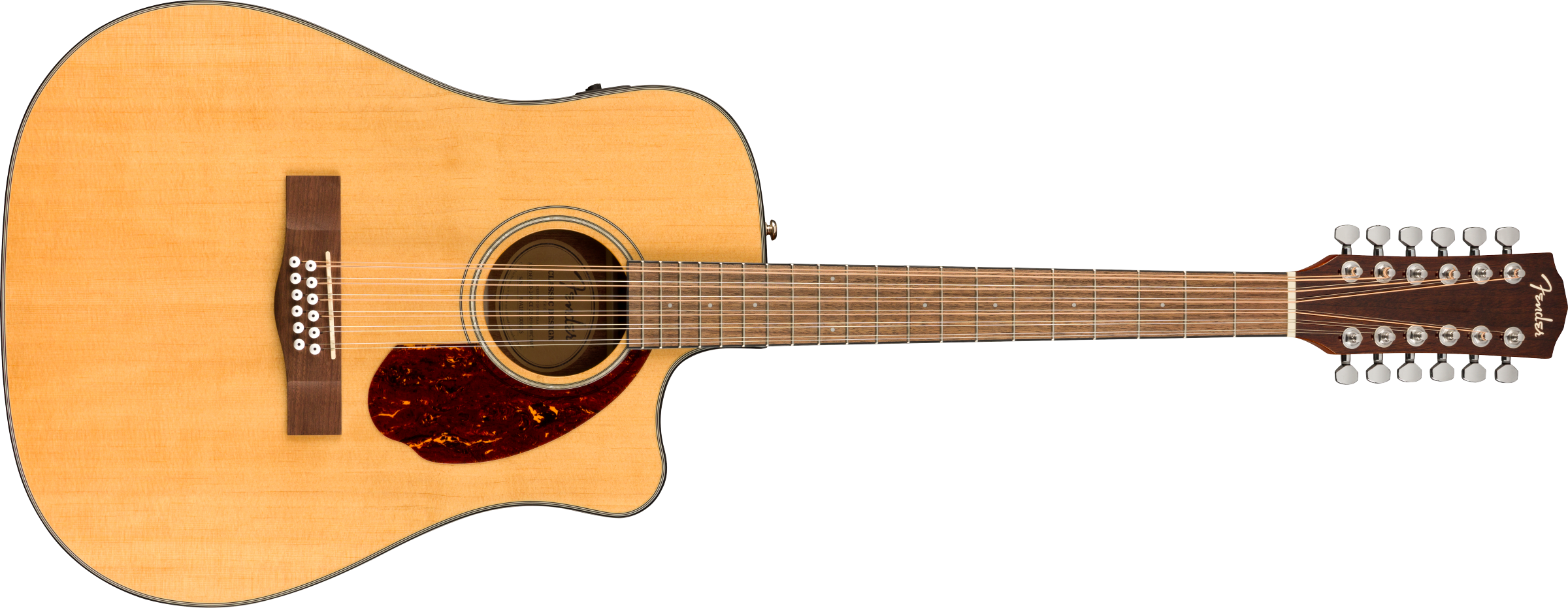 Fender CD-140SCE 12 String Acoustic-Electric Guitar, Natural w/ Hardcase