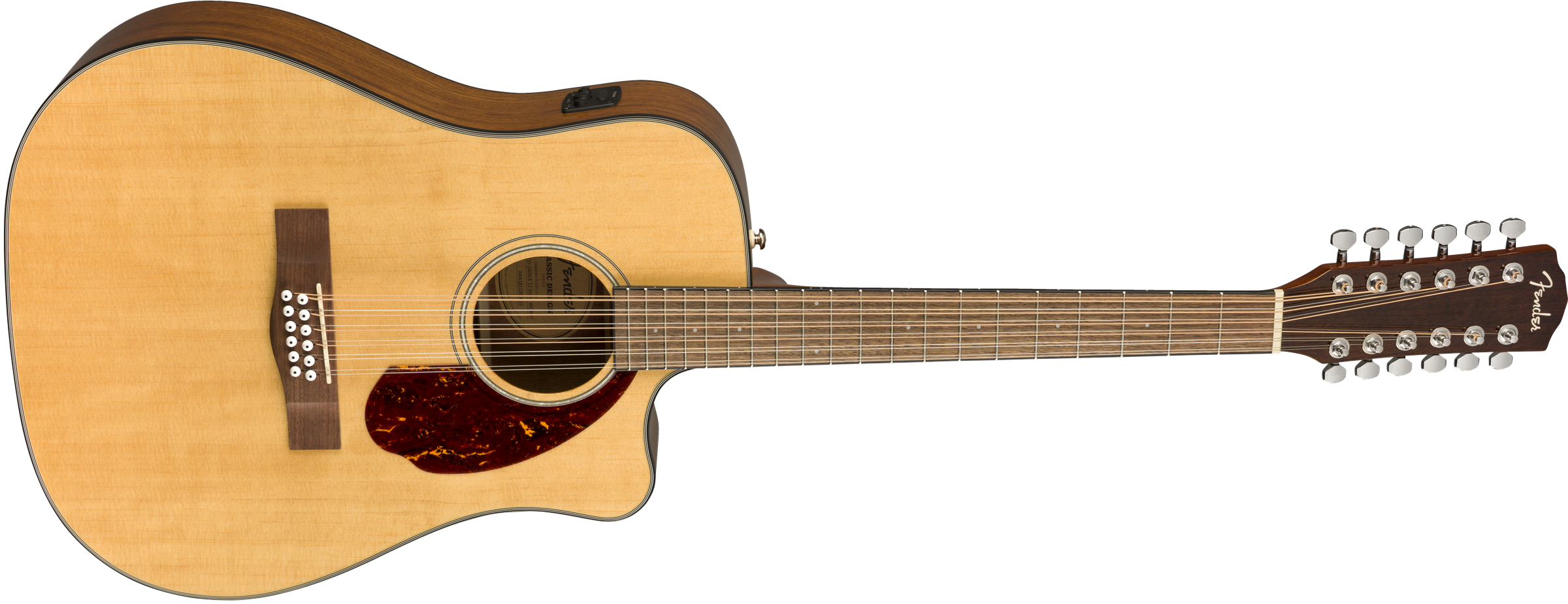 Fender CD-140SCE 12 String Acoustic-Electric Guitar, Natural w/ Hardcase
