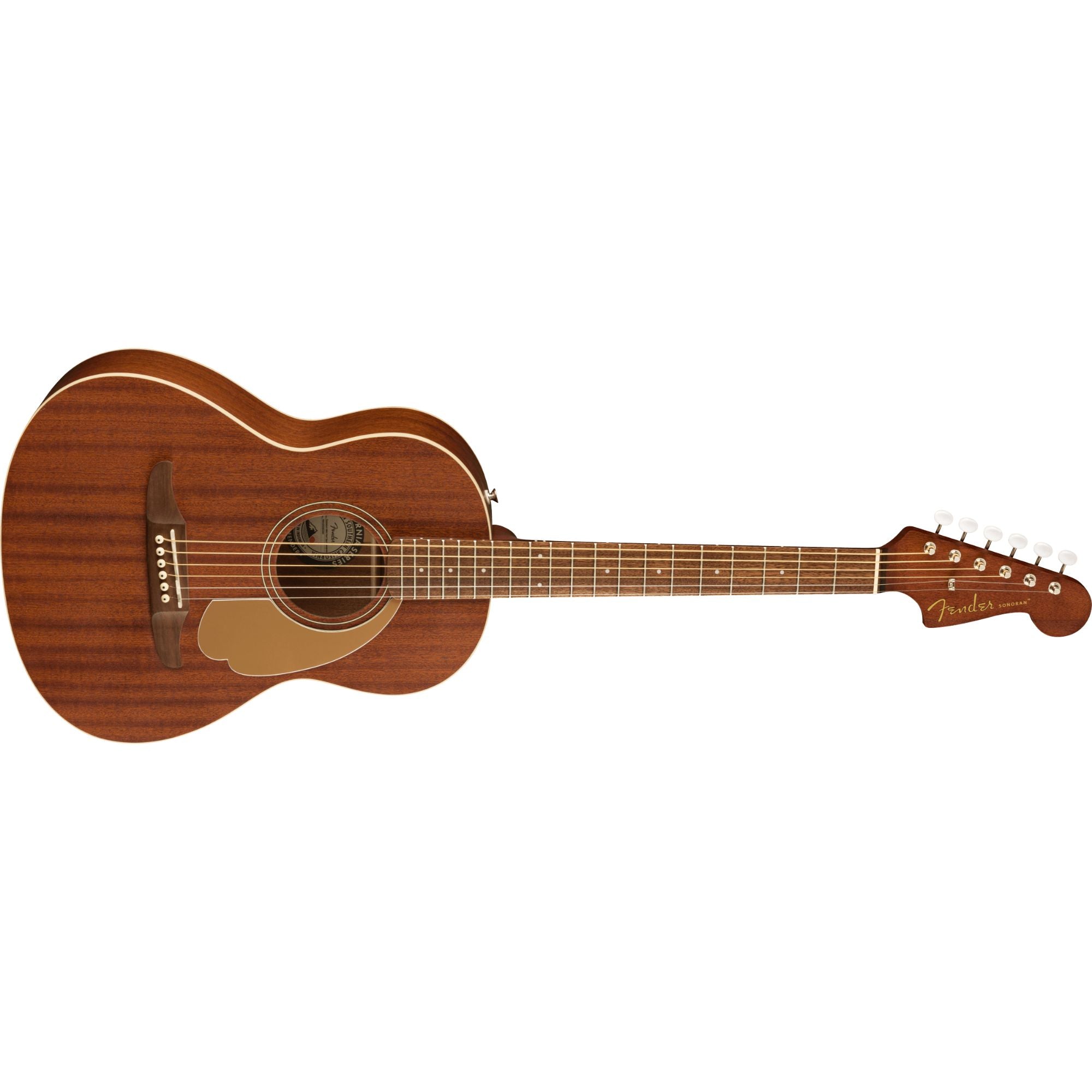 Fender Sonoran Mini Acoustic Guitar w/Gig Bag, All Mahogany